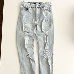 Aeropostale 00 High Rise Curvy Jegging EUC
